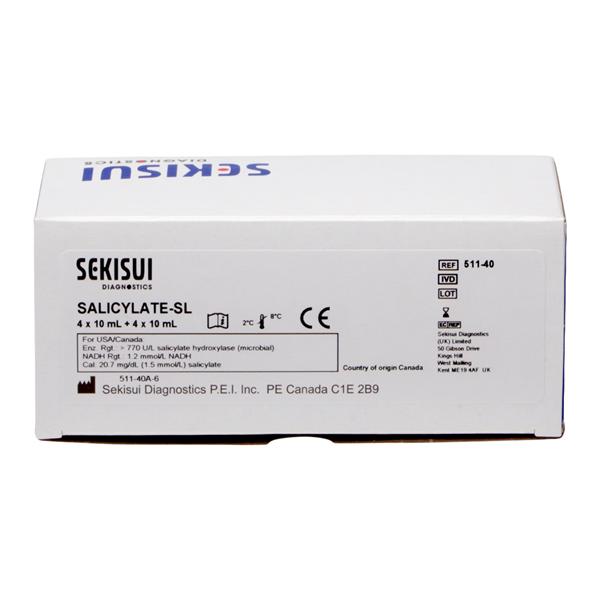 Salicylate Test Kit 4x10/4x10/1x5mL 1/Kt