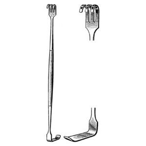 Econo Senn Double Ended Retractor 6-1/4" Stainless Steel 12/Bx