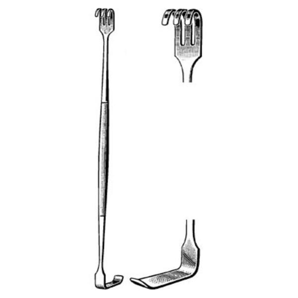 Econo Senn Double Ended Retractor 6-1/4" Stainless Steel 12/Bx