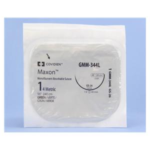 Maxon Suture 1 96" Polyglyconate Copolymer Monofilament GS-26 Green 12/Ca