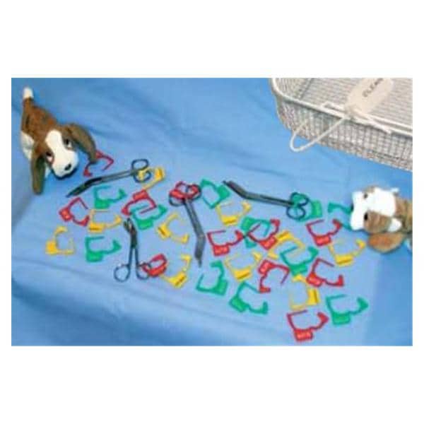 Snap-Loks Instrument Repair Tag Red Plastic 100/Package