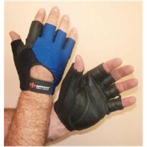 Impacto Nylon/Lycra Sport / Wheelchair Gloves Small Blue / Black Ea