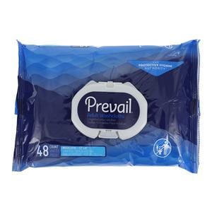 Prevail Wet Washcloth Adult White Disposable Scented Latex-Free 1...