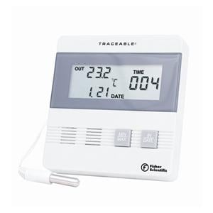 Traceable Date Thermometer ABS Plastic -40 to 80°C 3-1/2x3-1/2x1"...