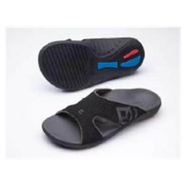 Total Support Sandal Adult Womens Slip On Nubuck Patterned Onyx S...