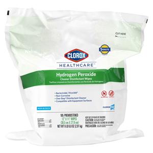Disinfectant Surface Wipe Clorox Healthcare 12 in x 11 in Refill...