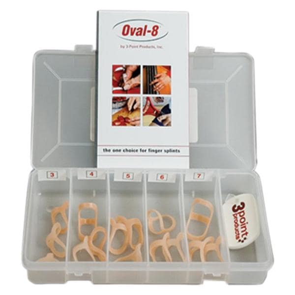 Oval-8 Splint Finger Size 8 Plastic