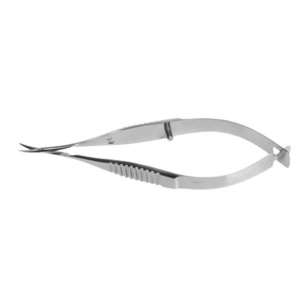 Vannas Scissors Curved 3-1/2" Stainless Steel Sterile Disposable...