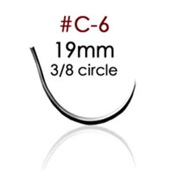 RS3 Suture Polyglycolic Acid Braid 3-0 18" Absorbable C-6 Reverse...