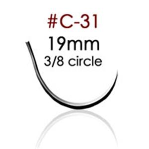 RS3 Suture Polyglycolic Acid Braid 5-0 18" Absorbable C-31 Revers...