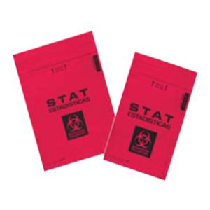 Speci-Zip Biohazard Bag 6x9" Red/Black Zip Closure w/o Biohazard...