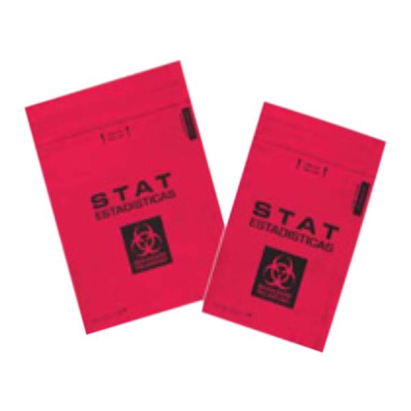 Speci-Zip Biohazard Bag 6x9" Red/Black Zip Closure w/o Biohazard...