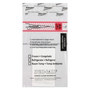 Speci-Gard Specimen Transport Bag 6x10" Clear Press & Close With...