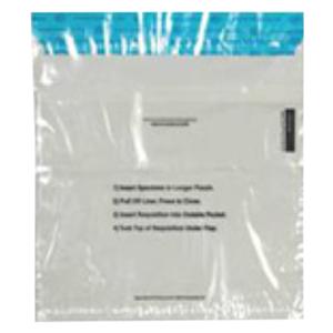 Speci-Gard Specimen Transport Bag Clear Adhesive Closure W/ 2-Wall/ Pckt 1000/Ca