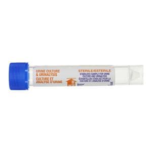 Urinalysis Tube 10mL Polypropylene With Preservative Sterile Scre...