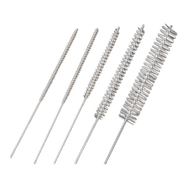 Brush Instrument Cleaning Safeclean 24"x2.5mm Nylon Bristle White...