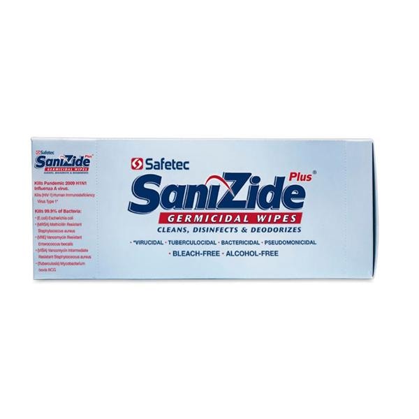 Sanizide Plus Germicidal Wipes 50 Count Fragrance Free 300/Ca