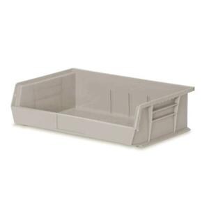 Organizer Bin Stone Heavy Duty Polymer With Label Slot 16-1/2x10-...