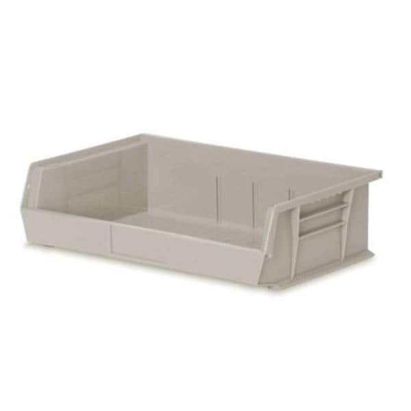 Organizer Bin Stone Heavy Duty Polymer With Label Slot 16-1/2x10-...