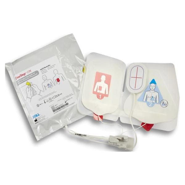 OneStep Resuscitation Electrode Adult New Solid Gel 8/Case