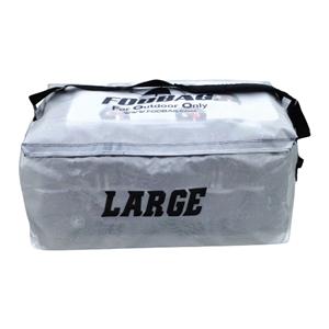 Weather Repellant Bag 16x30x14" Clear Vlcr Duffle Styl Hndl/Rmvbl Shldr Strp
