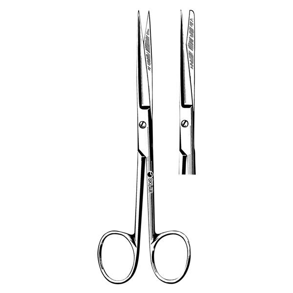 Sklarlite Operating Scissors Straight 5-1/2" Stainless Steel Non-Sterile Rsbl Ea