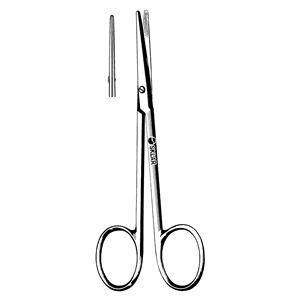 Sklarlite Strabismus Scissors Straight 4-1/2" Stainless Steel NS Rsbl Ea