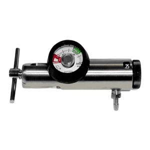 Oxygen Regulator Brass/Chrome Each