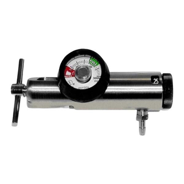 Oxygen Regulator Brass/Chrome Each