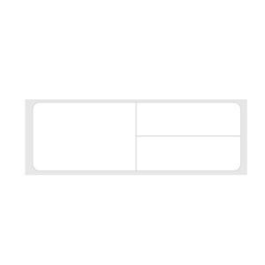 Label White 4x1-1/4" 12Rl/Bx