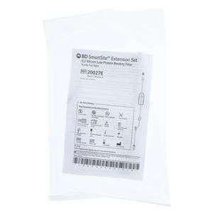 IV Extension Set Needleless 0.2 Micron Micron Filter Priming Volu...