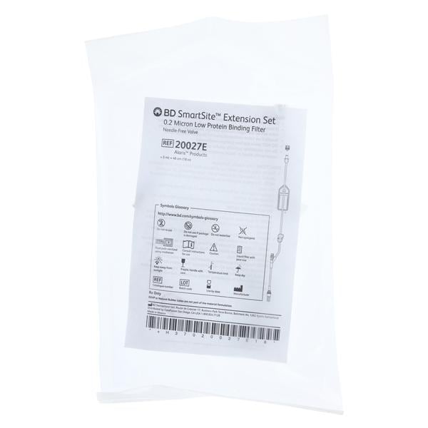IV Extension Set Needleless 0.2 Micron Micron Filter Priming Volu...