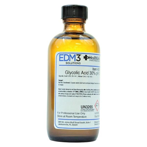 Acid Glycolic 30% 4oz Bottle Ea