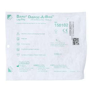 Dispoz-A-Bag Urinary Leg Bag 19oz Reusable Rubber Cap Drain Valve...