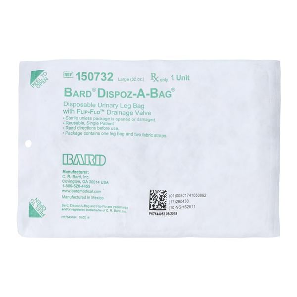 Bag Leg Dispoz-A-Bag 32oz Vinyl Large Ea, 50 EA/CA