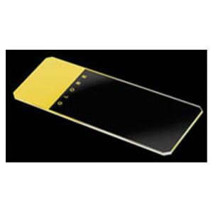 Diamond Frosted Microscope Slide 3x1" Yellow 1440/Ca