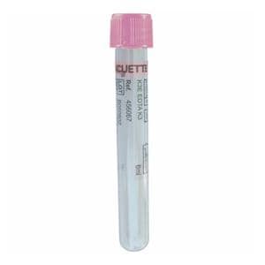 Vacuette Venous Blood Collection Tube Pink/Black 6mL Pull Cap Dis...