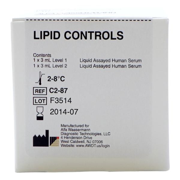 Alfa Wassermann Lipid Level 1-2 Control Each