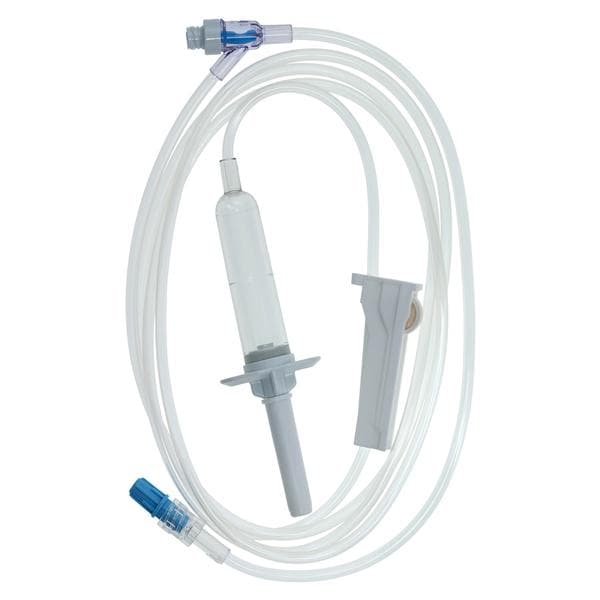 IV Administration Set Needleless Y-Injection Site 10 Drops/mL Pri...