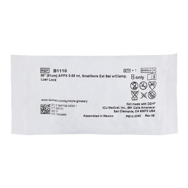 IV Extension Set 36" Luer Lock 50/Ca