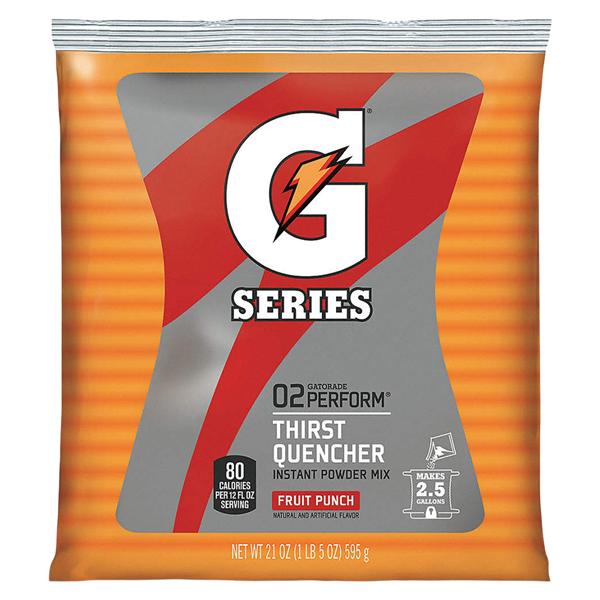 Gatorade Sports Beverage Fruit Punch 2-1/2gal Packet 32/Case
