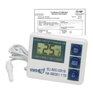 Laboratory Thermometer -50 to 70C Internal/-10 to 50C External Ea...