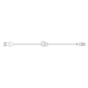 MaxGuard IV Extension Set 7-1/2" Spin Male Luer Lock 50/Ca
