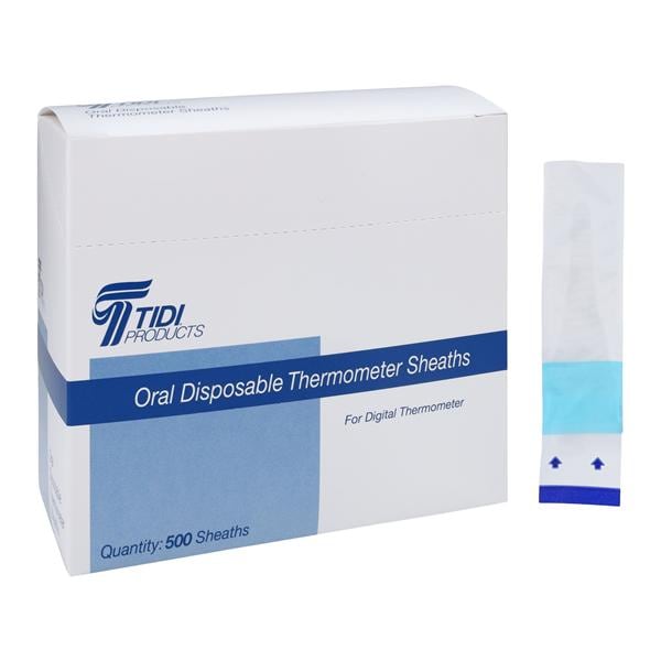 Sanitherm Sheath Disposable For Digital Thermometer 500/Box, 10 B...