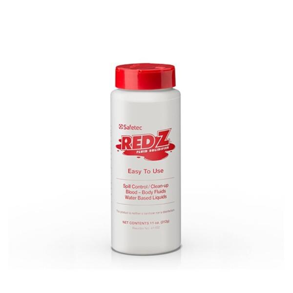 Red Z Spill Control Solidifier 11oz White Shaker Top Bottle Non-S...