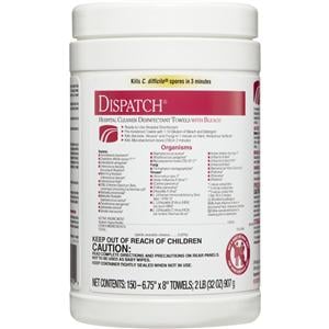 Towel Disinfectant Dispatch 150/Can, 8 CN/CA