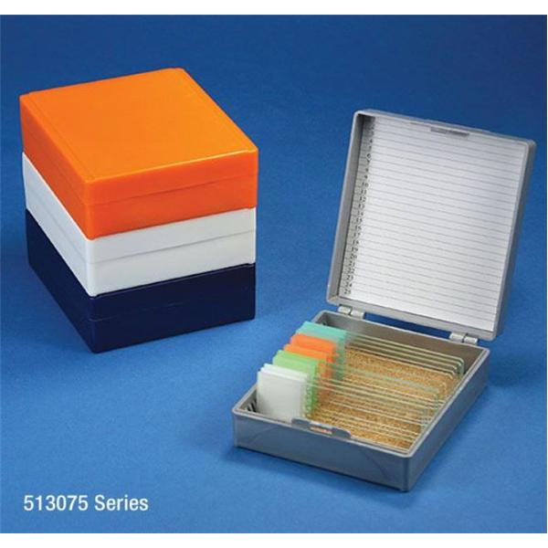 Microscope Slide Storage Box Dark Gray 25 Position Ea