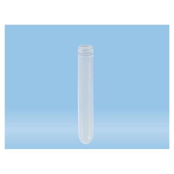 Test Tube Polypropylene 10mL 15.3x92mm Non-Sterile 100/Pk