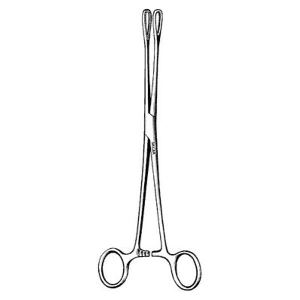 Schweizer Uterine Forcep Straight 9-1/2" Autoclavable Ea