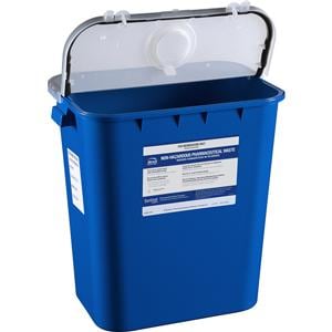 Sentinel Sharps Container 8gal White 16-1/2x11-13/16x15-7/8" Poly...